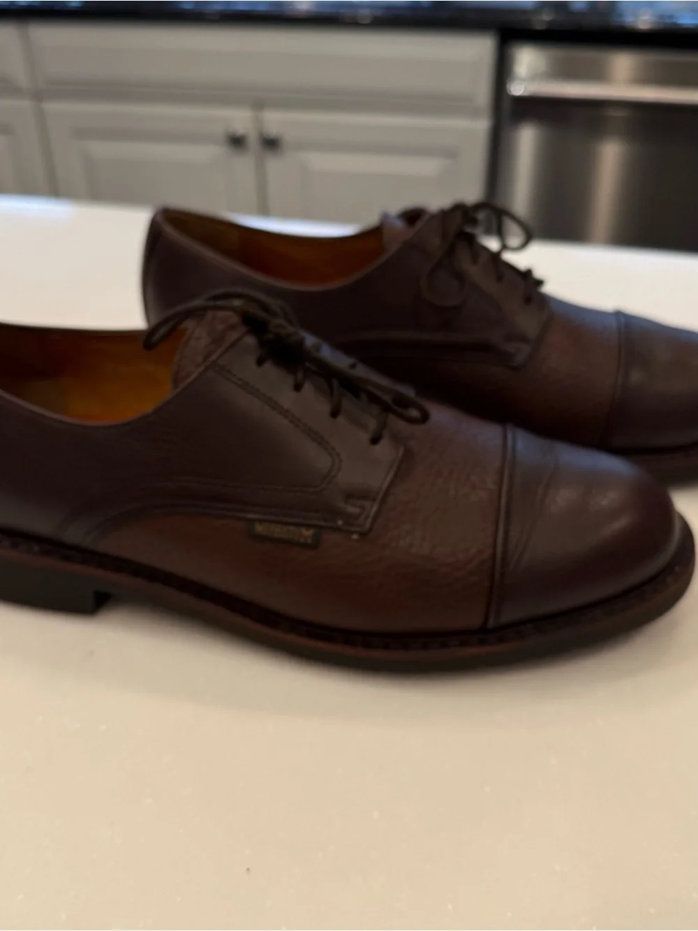 Mephisto Men's Melchior Captoe Oxford Brown Leather Goodyear Welt Sz 10 EUC